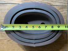 Load image into Gallery viewer, Set 3 or Set of 2 Oval Unglazed Bonsai Pots. A:9.5" B:8.5" C:7.5"