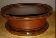 Load image into Gallery viewer, 6" Glazed Bonsai Pot w/Attached Humidity Tray. Variety of Styles Available.
