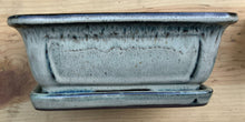 Load image into Gallery viewer, NEW 8" Glazed Ceramic Bonsai Pots w/Attached Humidity Trays.  Several Styles.