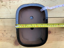 Load image into Gallery viewer, NEW 8" Glazed Ceramic Bonsai Pots w/Attached Humidity Trays.  Several Styles.