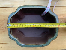 Load image into Gallery viewer, NEW 8" Glazed Ceramic Bonsai Pots w/Attached Humidity Trays.  Several Styles.