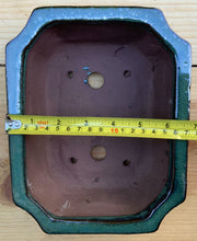 Load image into Gallery viewer, 8" Glazed Ceramic Bonsai Pots.  Several Styles.