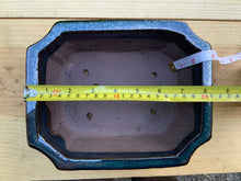 Load image into Gallery viewer, 8" Glazed Ceramic Bonsai Pots.  Several Styles.