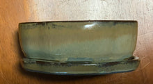 Load image into Gallery viewer, 6" Glazed Bonsai Pot w/Attached Humidity Tray. Variety of Styles Available.
