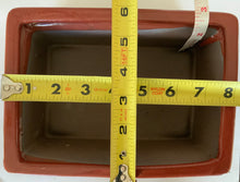Load image into Gallery viewer, 8" Glazed Ceramic Bonsai Pots.  Several Styles.