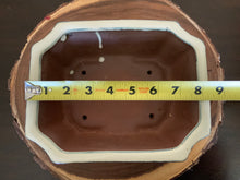 Load image into Gallery viewer, NEW 8" Glazed Ceramic Bonsai Pots.  Several Styles.