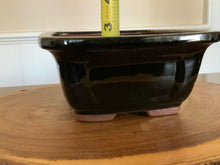 Load image into Gallery viewer, NEW 8" Glazed Ceramic Bonsai Pots.  Several Styles.