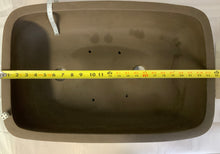 Load image into Gallery viewer, Set of 2 Unglazed Bonsai Pots Rounded Rectangular 24" & 20" Local pick up only or ask for freight quote