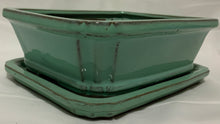 Load image into Gallery viewer, SALE!!8" Glazed Ceramic Bonsai Pots & Matching Trays - Several Styles