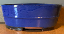 Load image into Gallery viewer, 10" Deep Glazed Ceramic Bonsai Pot. Choose from several styles and colors.