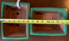 Load image into Gallery viewer, 8" Deep Glazed Ceramic Bonsai Pot. Choose from several styles and colors.