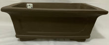 Load image into Gallery viewer, Unglazed Bonsai Pot Tapered Rectangular 15" Yixing-Local pick up or freight only. Contact us for a freight quote.