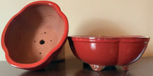 Load image into Gallery viewer, 8" Deep Glazed Ceramic Bonsai Pot. Choose from several styles and colors.