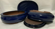 Load image into Gallery viewer, SALE!!8" Glazed Ceramic Bonsai Pots & Matching Trays - Several Styles