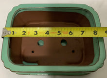 Load image into Gallery viewer, SALE!!8" Glazed Ceramic Bonsai Pots & Matching Trays - Several Styles