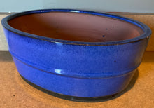 Load image into Gallery viewer, 10" Deep Glazed Ceramic Bonsai Pot. Choose from several styles and colors.