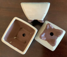 Load image into Gallery viewer, One 4-5" Glazed Ceramic Bonsai Pot  ~ Assorted Styles and Colors