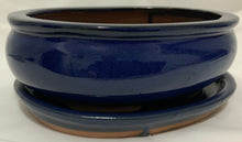 Load image into Gallery viewer, SALE!!8" Glazed Ceramic Bonsai Pots & Matching Trays - Several Styles