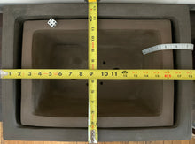 Load image into Gallery viewer, Unglazed Bonsai Pot Tapered Rectangular 15" Yixing-Local pick up or freight only. Contact us for a freight quote.