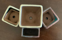 Load image into Gallery viewer, One 4-5" Glazed Ceramic Bonsai Pot  ~ Assorted Styles and Colors