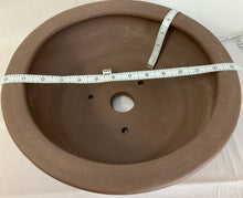 Load image into Gallery viewer, Unglazed Bonsai Pots Round Yixing Clay~ Choose from 22", 17", & 13" Pick up/local delivery or freight only