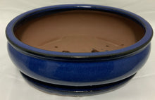 Load image into Gallery viewer, 10" Glazed Ceramic Pots with Matching Trays