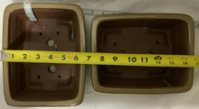 Load image into Gallery viewer, SALE!!8" Glazed Ceramic Bonsai Pots & Matching Trays - Several Styles