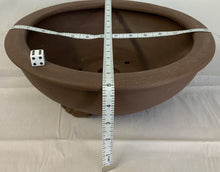 Load image into Gallery viewer, Unglazed Bonsai Pots Round Yixing Clay~ Choose from 22", 17", & 13" Pick up/local delivery or freight only