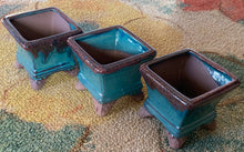 Load image into Gallery viewer, One 4-5" Glazed Ceramic Bonsai Pot  ~ Assorted Styles and Colors