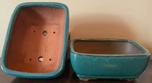 Load image into Gallery viewer, 8" Deep Glazed Ceramic Bonsai Pot. Choose from several styles and colors.