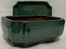 Load image into Gallery viewer, SALE!!8" Glazed Ceramic Bonsai Pots & Matching Trays - Several Styles