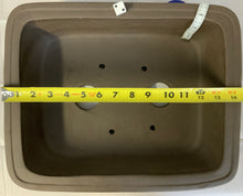 Load image into Gallery viewer, Set of 3 Bonsai Pots Rectangular 22" 18" 14" Yixing****IF YOU ORDER THIS YOU ARE EXPECTED TO PICK IT UP OR PAY FOR SHIPPING. CANCELLATIONS WILL BE CHARGED a10% FEE. WE DO NOT SHIP THIS UNLESS YOU PAY FOR FREIGHT.
