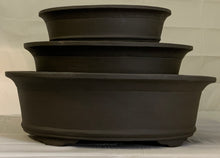 Load image into Gallery viewer, 16" Unglazed Yixing Bonsai Pots Oval