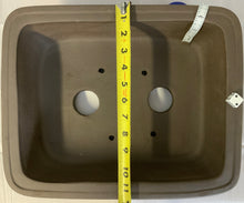 Load image into Gallery viewer, Set of 3 Bonsai Pots Rectangular 22" 18" 14" Yixing****IF YOU ORDER THIS YOU ARE EXPECTED TO PICK IT UP OR PAY FOR SHIPPING. CANCELLATIONS WILL BE CHARGED a10% FEE. WE DO NOT SHIP THIS UNLESS YOU PAY FOR FREIGHT.