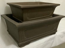 Load image into Gallery viewer, Unglazed Bonsai Pot Tapered Rectangular 15" Yixing-Local pick up or freight only. Contact us for a freight quote.