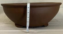 Load image into Gallery viewer, Unglazed Bonsai Pots Round Yixing Clay~ Choose from 22", 17", & 13" Pick up/local delivery or freight only