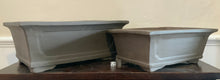 Load image into Gallery viewer, Unglazed Bonsai Pot Tapered Rectangular 15" Yixing-Local pick up or freight only. Contact us for a freight quote.