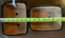 Load image into Gallery viewer, 8" Deep Glazed Ceramic Bonsai Pot. Choose from several styles and colors.