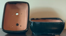 Load image into Gallery viewer, 8" Deep Glazed Ceramic Bonsai Pot. Choose from several styles and colors.