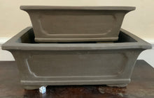Load image into Gallery viewer, Unglazed Bonsai Pot Tapered Rectangular 15" Yixing-Local pick up or freight only. Contact us for a freight quote.