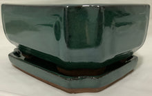 Load image into Gallery viewer, SALE!!8" Glazed Ceramic Bonsai Pots & Matching Trays - Several Styles