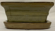 Load image into Gallery viewer, SALE!!8" Glazed Ceramic Bonsai Pots & Matching Trays - Several Styles