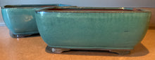Load image into Gallery viewer, 10" Deep Glazed Ceramic Bonsai Pot. Choose from several styles and colors.