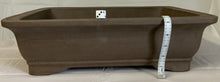 Load image into Gallery viewer, 18" Unglazed Bonsai Pots Rectangular