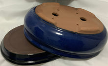 Load image into Gallery viewer, SALE!!8" Glazed Ceramic Bonsai Pots & Matching Trays - Several Styles