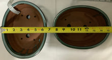 Load image into Gallery viewer, SALE!!8" Glazed Ceramic Bonsai Pots & Matching Trays - Several Styles