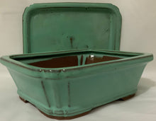 Load image into Gallery viewer, SALE!!8" Glazed Ceramic Bonsai Pots & Matching Trays - Several Styles