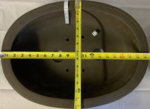 Load image into Gallery viewer, 19" Unglazed Yixing Bonsai Pot Oval