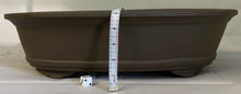 Load image into Gallery viewer, 19" Unglazed Yixing Bonsai Pot Oval