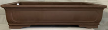 Load image into Gallery viewer, 39" Unglazed Bonsai Pot Tapered Rectangular-Local pick up and delivery or freight only